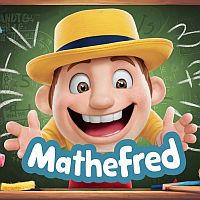 Icon für Mathe Lern App Mathefred Comicfigur