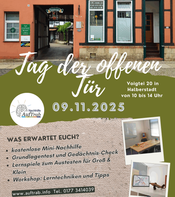Tag der offenen Tür am 9. November 2025