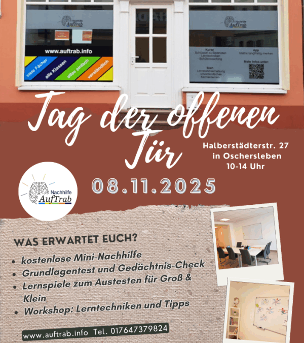 Tag der offenen Tür am 8. November 2025