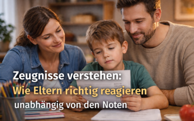 Aktuelles und Tipps 19 Zeugnisse verstehen: Wie Eltern richtig reagieren